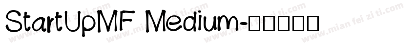 StartUpMF Medium字体转换